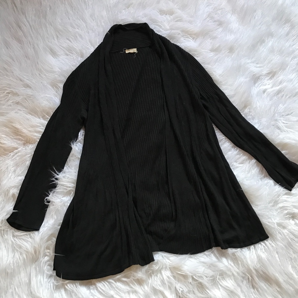 Black cardigan